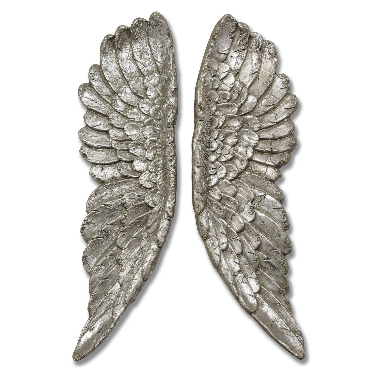 Antique Silver Angel Wings