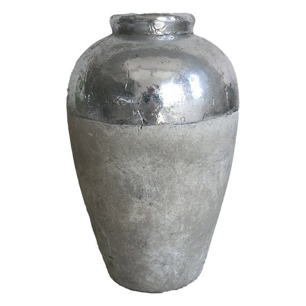 Metallic Dipped Large Juniper Vase