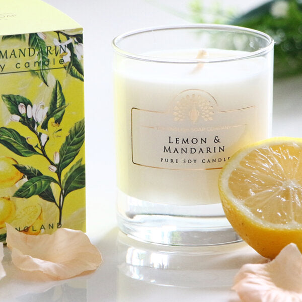 Candle - Lemon and Mandarin - Soy Wax
